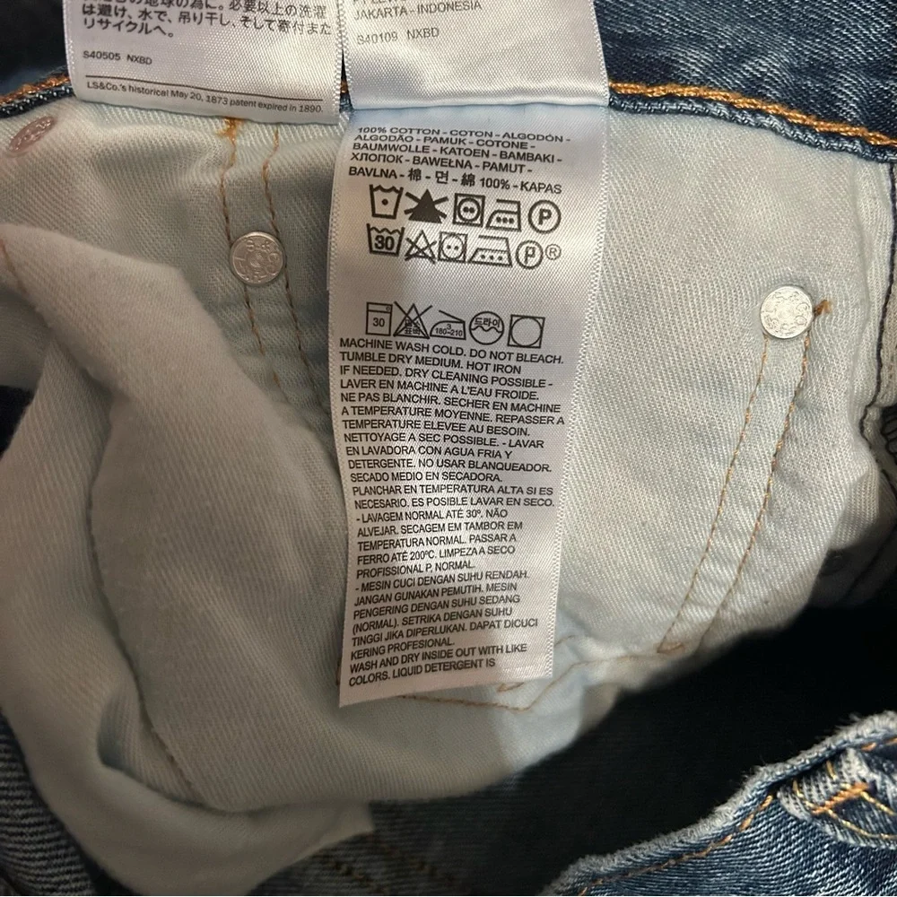 Levi's‎ Red Tab Blue Straight Leg Jeans Classic Style 40/30